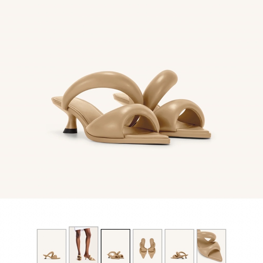 Jw pei sandals low heel Sara Mule - Cane sugar - Picture 3 of 3